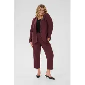 KAFFE CURVE Blazer 'Sakira' bourgogne