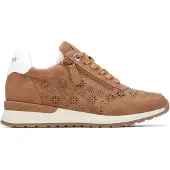 Refresh pour femme. 17513102-CAMEL Baskets 175131 marron (39), Plat, Fermeture éclair, Casuel