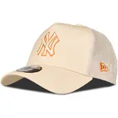 New Era Trucker Unisexe - Trucker, Beige - Taille One Size