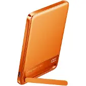 Iniu Batterie externe Powerbank 15 W MagPro Slim Magnet QI2 avec câble USB Type C 5000 mAh Orange