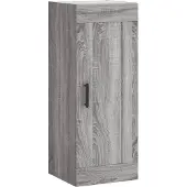 vidaXL Armoire murale Gris Sonoma 34,5x34x90 cm Bois composite