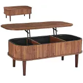 Vevor Table Basse Relevable Cannelée