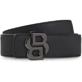 BOSS Ceinture 'B_Icon' marron / noir