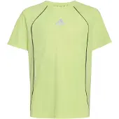 Adidas T-Shirt fonctionnel 'Tech Apparel' citron vert / noir / argent