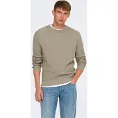 Only & Sons Pull-over 'ONSTony' beige