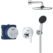 GROHE Start Pack douche encastrée Vitalio Start 250 - Chromé - 25292000