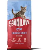 Carnilove Active Salmon And Turkey Kittens Cat Food 6kg Rouge