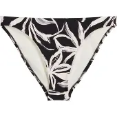 Marc O'Polo Bas de bikini ' Abstract Floral ' noir / blanc