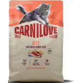 Carnilove True Fresh Beef Adult Large Breeds Cat Food 2kg Beige