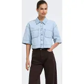 ONLY Chemisier 'ONLCleo' bleu denim
