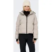 Only Play Veste outdoor 'ONPMARIA' crème / noir