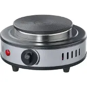Cilio Minikochplatte elektisch, Heizpl.ø 11 cm, Plaque de cuisson amovible, Noir, Argent