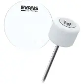 Evans EQ Single Pedal Patch Clear Plastic