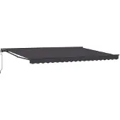 vidaXL Store électrique rétractable, anthracite, 4 x 2 m