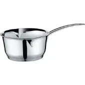 Küchenprofi Casserole à manche avec bec verseur, 18/10 NC, convient pour l'induction, ø : 160 mm