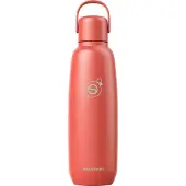 SodaStream Bouteille en acier inoxydable Fizz & Go, 0,9L, thermos, couleur orange-papaye