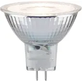 Paulmann Projecteur LED standard 12V, culot GU5,3, 345 lumens, 3,8W, 2700K, couleur argent