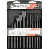 YATO Set de ciseaux, forets et poinçons 12Elem. 4714