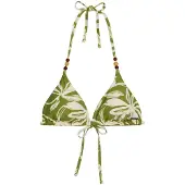 Marc o'polo Hauts de bikini ' Abstract Flower ' crème / vert