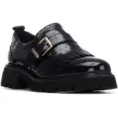 Carmela Mocassins 162594-BLACK-PATENT femmes - Noir - 40