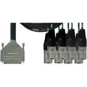 Cordial Câble Interface SUB-d/8 XLR Mâles 3 M