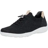 Remonte Baskets basses or / noir