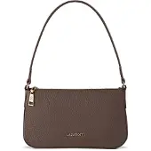 Lazarotti Cuir sac à épaule Bologna Leather Pochette Taupe brun