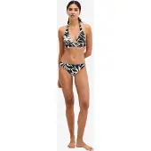 Marc o'polo Bas de bikini ' Abstract Floral ' noir / blanc