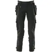 Mascot Advanced 17031 Hanging Pockets Big Work Pants Noir 46 / 30