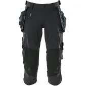 Mascot Advanced 17049 Hanging Pockets 3/4 Pants Noir 48
