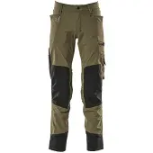 Mascot Knee Pad Pockets Advanced 17179 Big Pants Vert 54 / 32 Homme