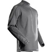 Mascot Customized 22681 Half Zip Long Sleeve T-shirt Noir XS Homme