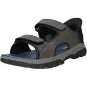 SKECHERS Slip-ins: Tresmen - Reece Sandalen - Donkergrijs - Maat 48.5