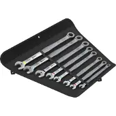 Wera 05020385001 Jeu De 8 Clés À Cliquet Et À Douille 6007 Joker Imperial 8 Set 1 Dans Un Étui - Pouces