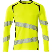 Mascot Accelerate Safe 19081 Long Sleeve Polo Jaune 2XL Homme