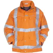 Hydrowear Hommes, Vestes d'hiver, Franeker Parka RWS M Oranje, Orange, (M)