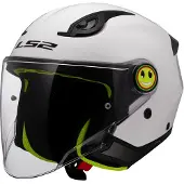 LS2 Of622 Funny Ii Junior Open Face Helmet Blanc L Enfants