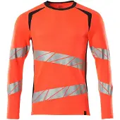 Mascot Accelerate Safe 19081 Long Sleeve Polo Orange 4XL Homme