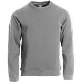 Clique Hommes, Pull-over, Sweatshirt Classic Roundneck, gris chiné, taille unisexe : XL, Gris, (XL)