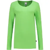 Tricorp 101010LimeXS T-Shirt Lange Mouw Dames (XS)