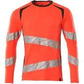 Mascot Accelerate Safe 19081 Long Sleeve Polo Orange 5XL Homme