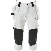 Mascot Advanced 17049 Hanging Pockets 3/4 Pants Blanc 42