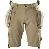 Mascot Advanced 17149 Hanging Pockets Shorts Beige 43