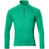Mascot Crossover 50611 Half Zip Sweatshirt Vert M Homme