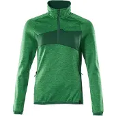 Mascot Accelerate 18053 Half Zip Sweatshirt Vert 5XL Homme