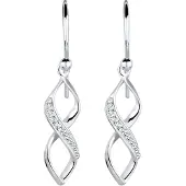 Elli Boucles d'oreilles 'Infinity' argent