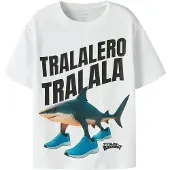 Name it T-Shirt 'NKMARMI BRAINR' bleu clair / émeraude / noir / blanc