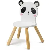 Eurekakids Kids Panda Chair Blanc Enfants