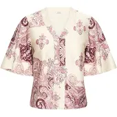 B.young Chemisier 'JANNIKE' beige / marron / rose