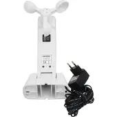 vidaXL Auvent électrique rétractable , gris clair et blanc